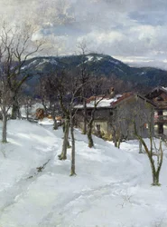 Winterlandschaft bei Kutterling, 1899